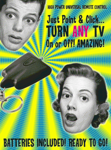 TV-B-Gone Keychain Packaging